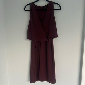 Theory double layer dress with pockets.